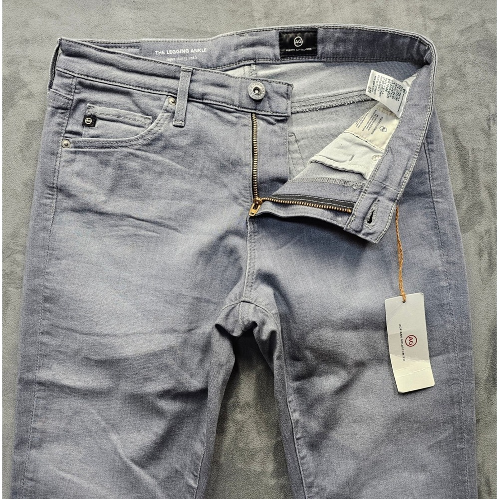 ADRIANO GOLDSCHMIED The Legging Ankle Super Skinny Grey Jeans 27R SPG1389 VLS